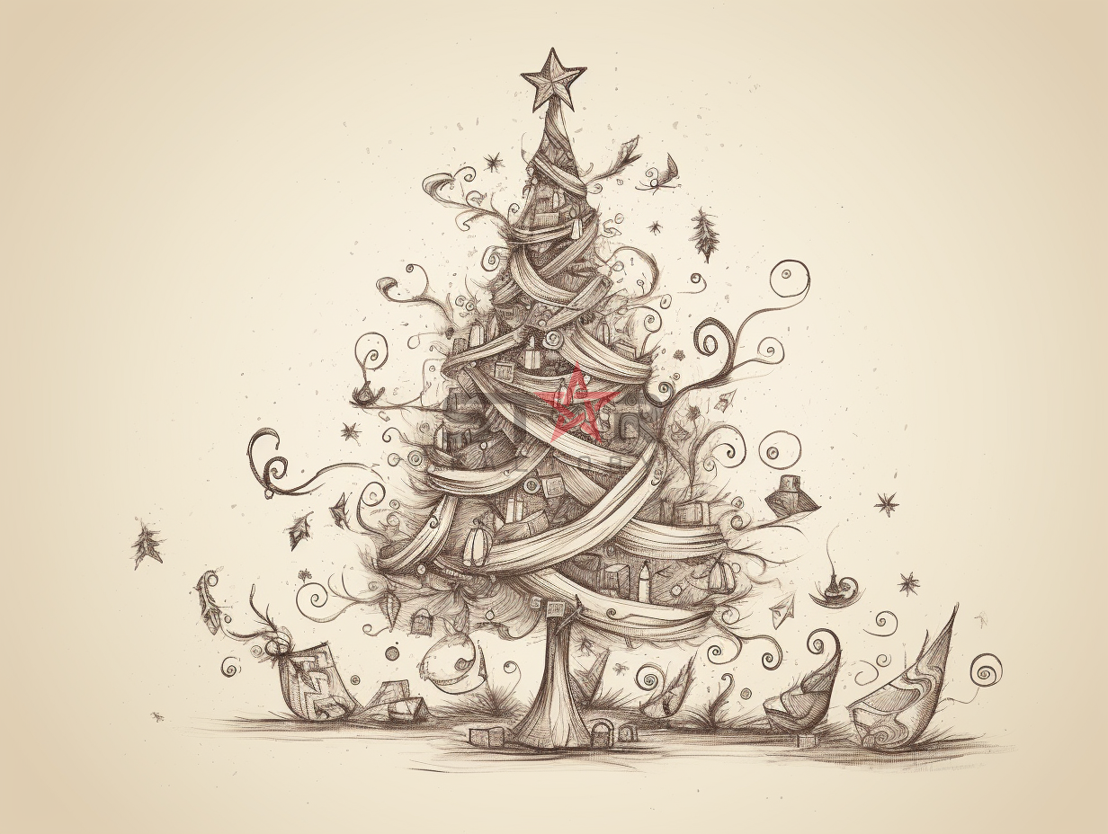 18604605954_a_rough_sketch_of_a_fantastic_christmas_tree_with_o_a8535b3d-9ea5-457c-b1f4-a180bf93fed0_副本