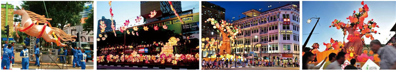 Spectacle di lanterna in Singapore (2)